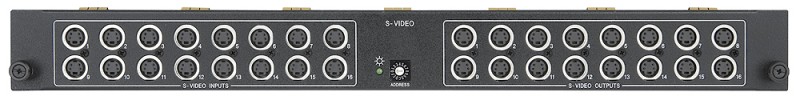 SMX 1616 SV - 16x16 S-video (DIN); 2 Slots