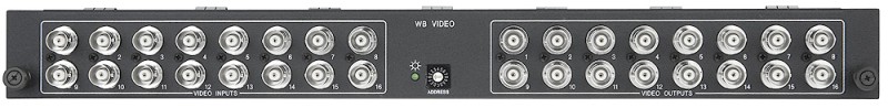 SMX 1616 WB - 16x16 Wideband (BNC); 2 Slots