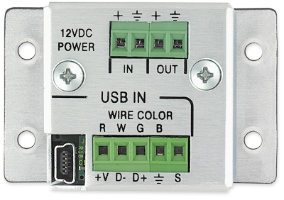 USB HUB4 MAAP - Back View