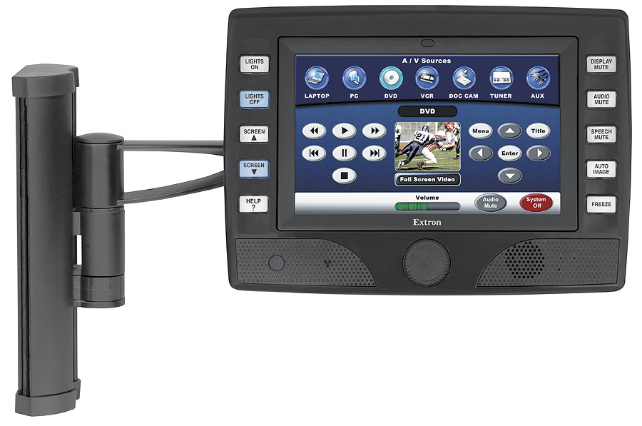 VESA mounting of TLP 700TV, TouchLink panel and mounting arm sold separately