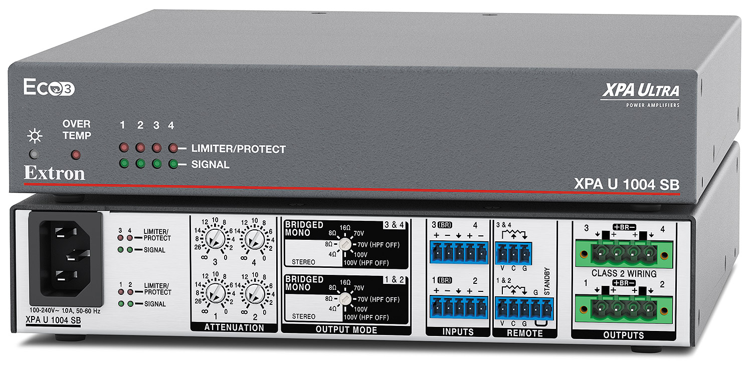 XPA U 1004 SB - Power Amplifiers | Extron