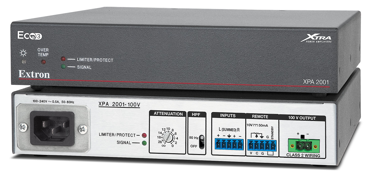XPA 2001 - Power Amplifiers | Extron