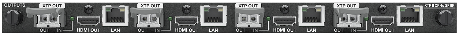 XTP II CP 4o SF 8K MM - Multimode Scaling Output Board