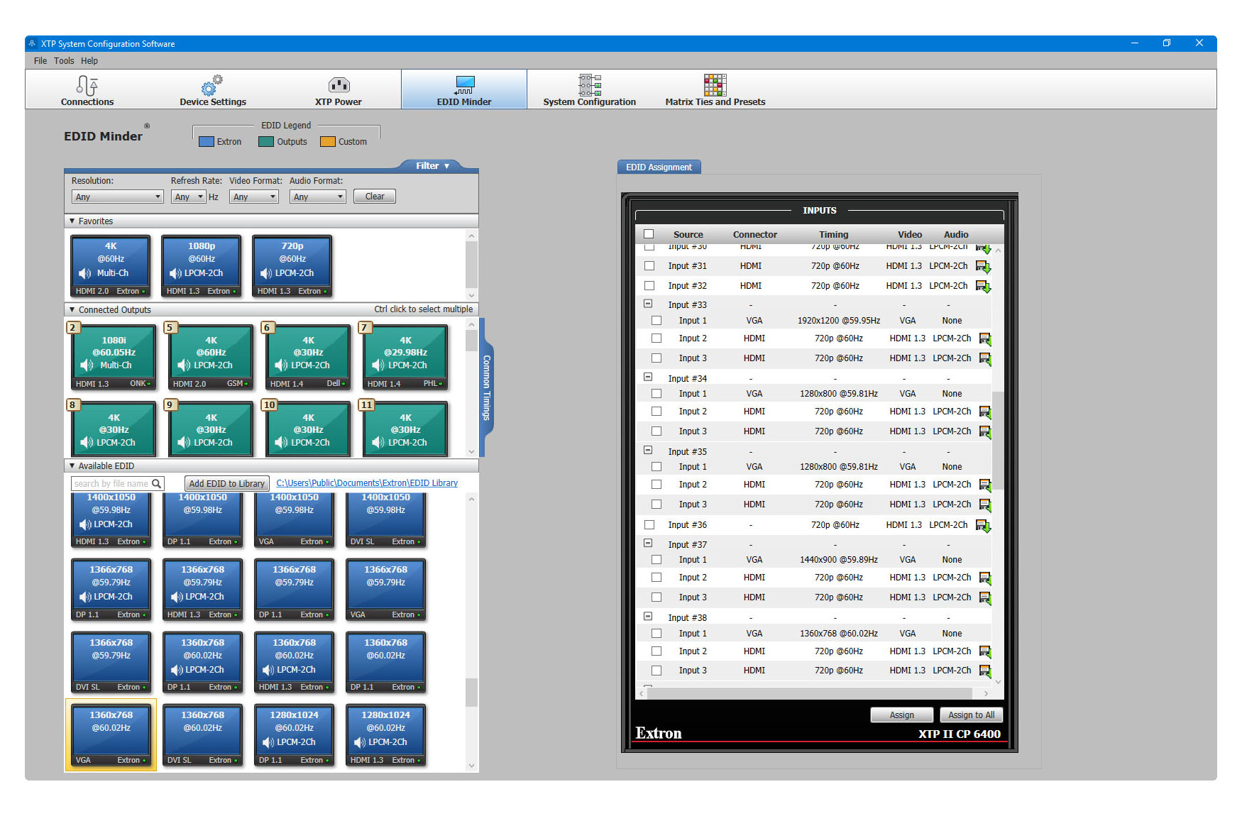 XTP System Configuration Software Software Extron