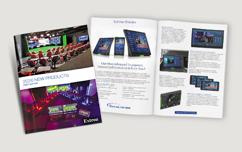 Extron Releases 2026 New Products Brochure
