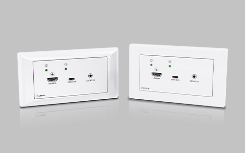 Extron Announces  New DTP3 EU/MK Wallplate Transmitter for USB-C and HDMI