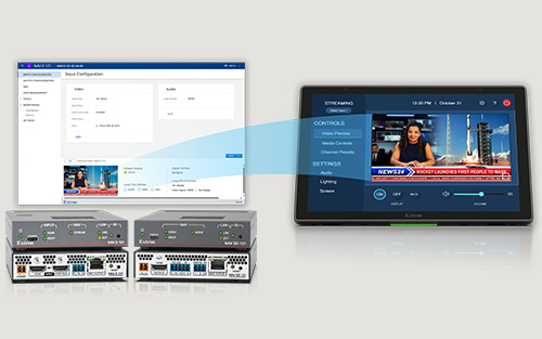 Extron Adds Dynamic Images to Control Systems for Simplified Source Selection