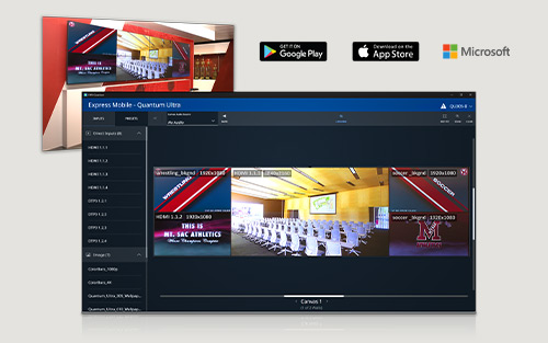 Extron Enhances EMS Express Mobile Software with Live Content Preview and DTP3 Support for Quantum Ultra II