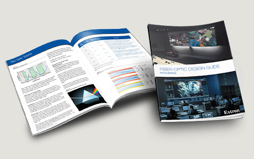 Extron dévoile une version actualisée du Guide de conception de systèmes sur fibre optique