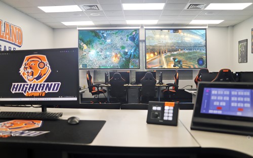 Extron DTP Switching and Connectivity Helps Highland Community College Create Dynamic Esports Hub