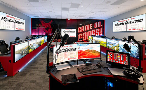 Extron AV over IP Powers Immersive New Esports Classroom at the University of Houston Sugar Land Campus