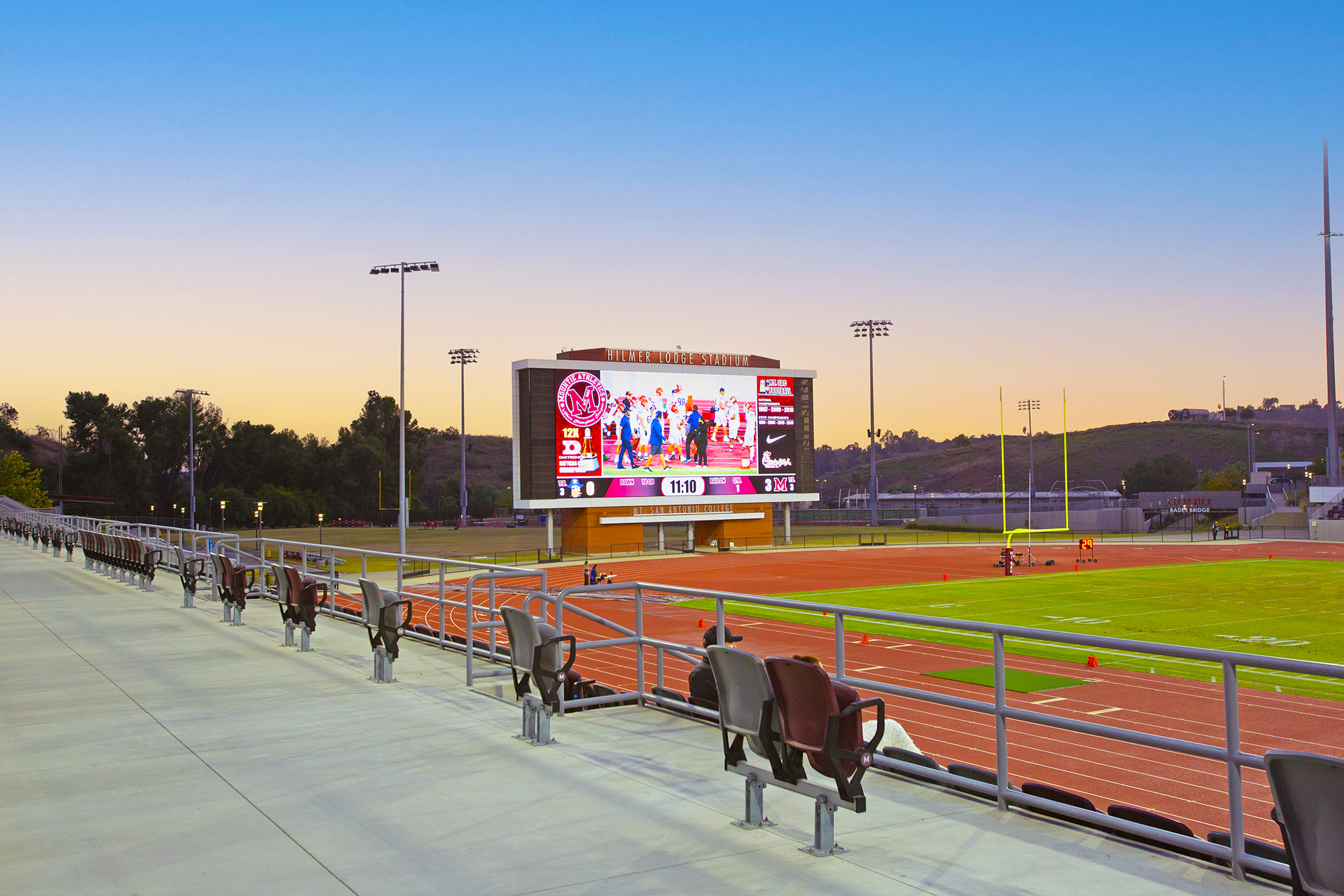 The Hilmer Lodge Stadium hosts the internationally respected Mt SAC Relays, the largest collegiate Track & Field competition in the world.