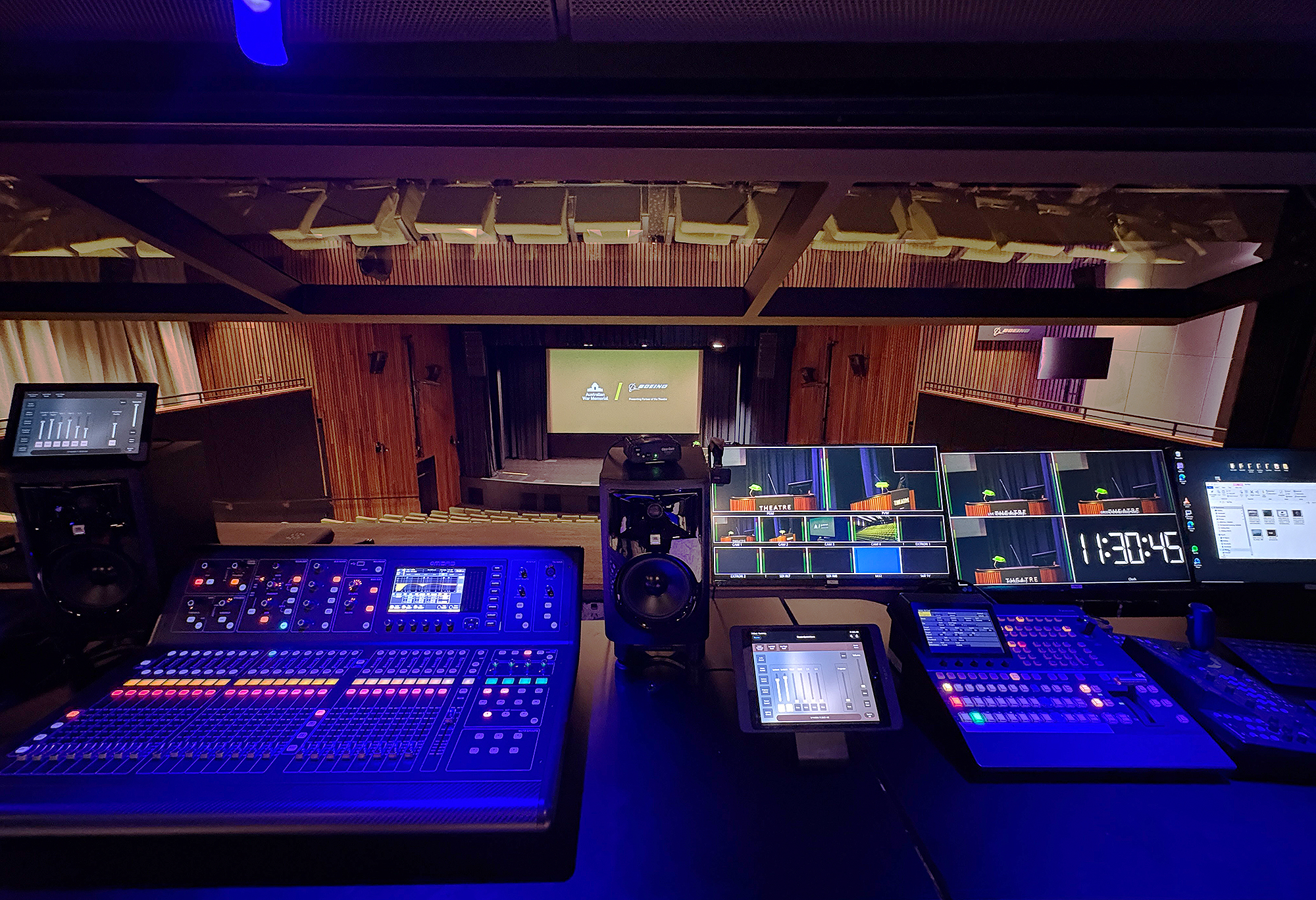 Operators can preview and prepare sources before switching them live, improving presentation quality and supporting more complex productions.