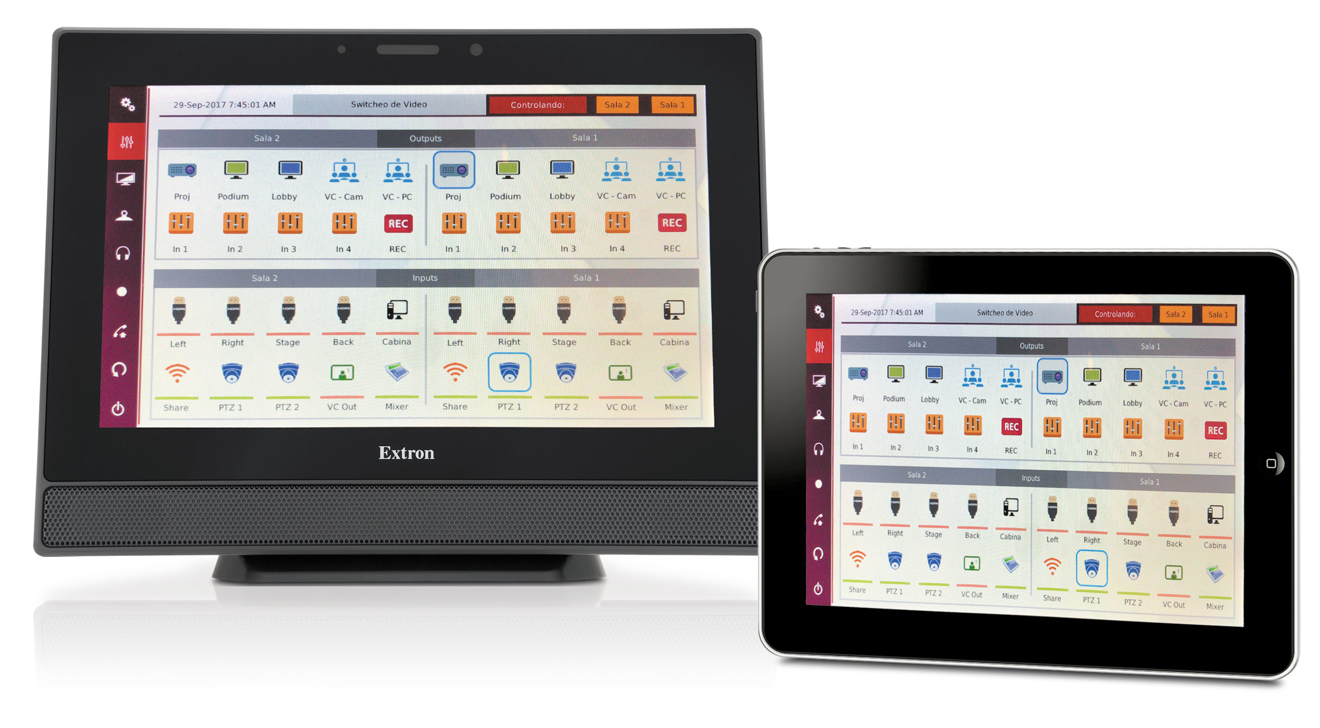 TouchLink Pro Touchpanel and iPad