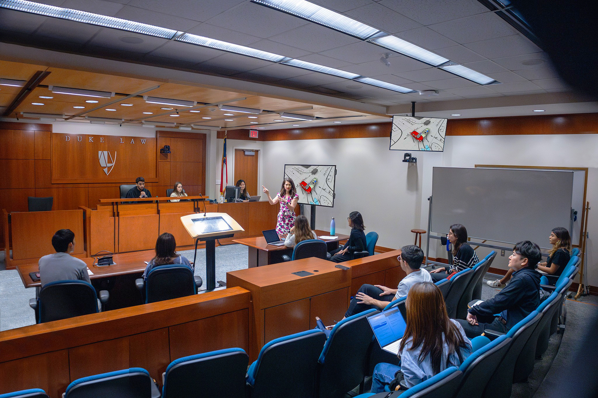 Duke Law School relies on audiovisual teaching systems in its teaching spaces. When the time came to refresh existing AV in three lecture halls and a moot courtroom, Duke Law’s AV team upgraded the equipment with the latest Extron products.