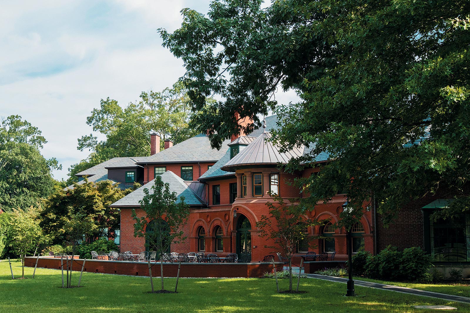 Quand la programmation en Python s'invite dans l'Abbott Dining Hall de la Lawrenceville School.