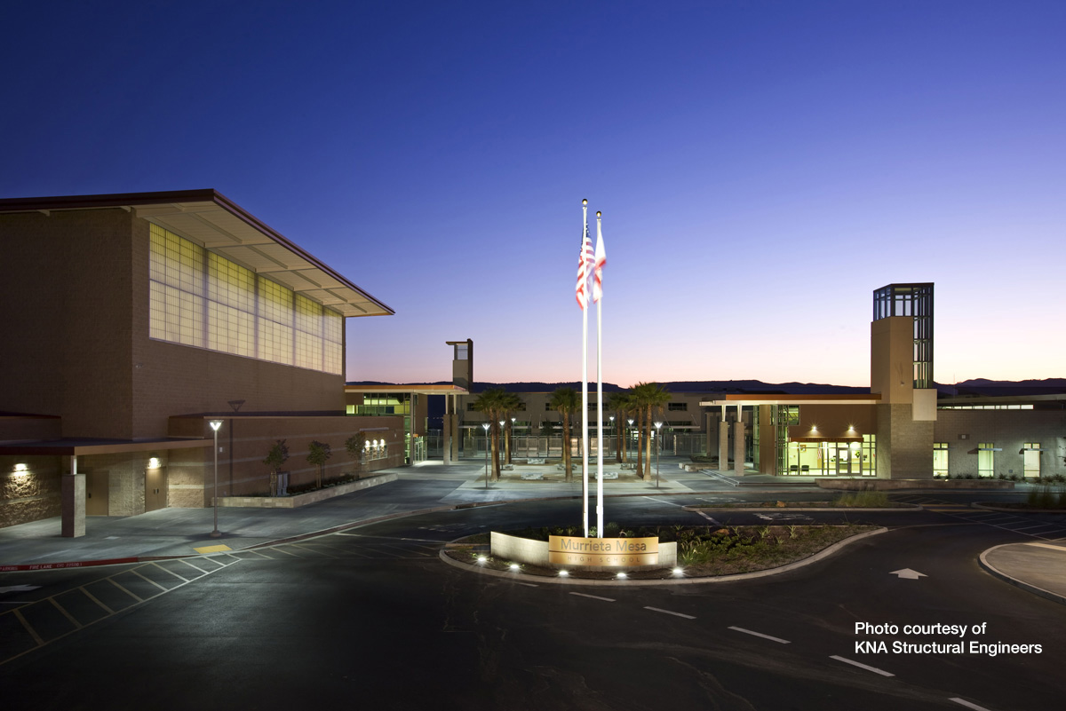 Murrieta Valley USD. Photo courtesty of KNA Structural Engineers