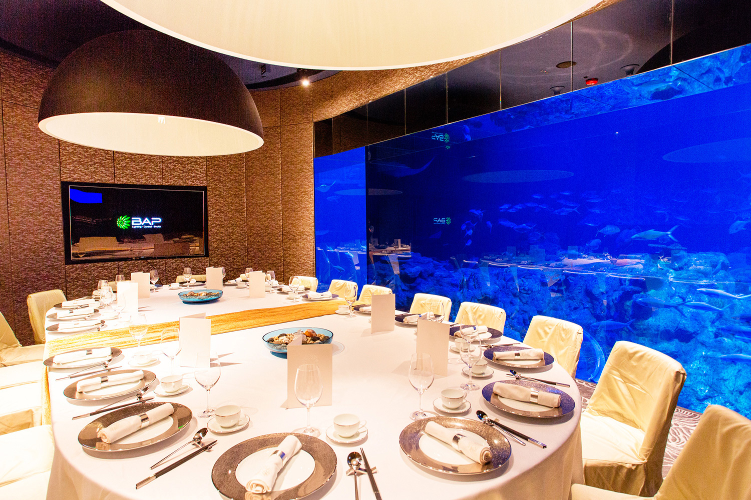 Der VIP-Raum im Restaurant Neptun