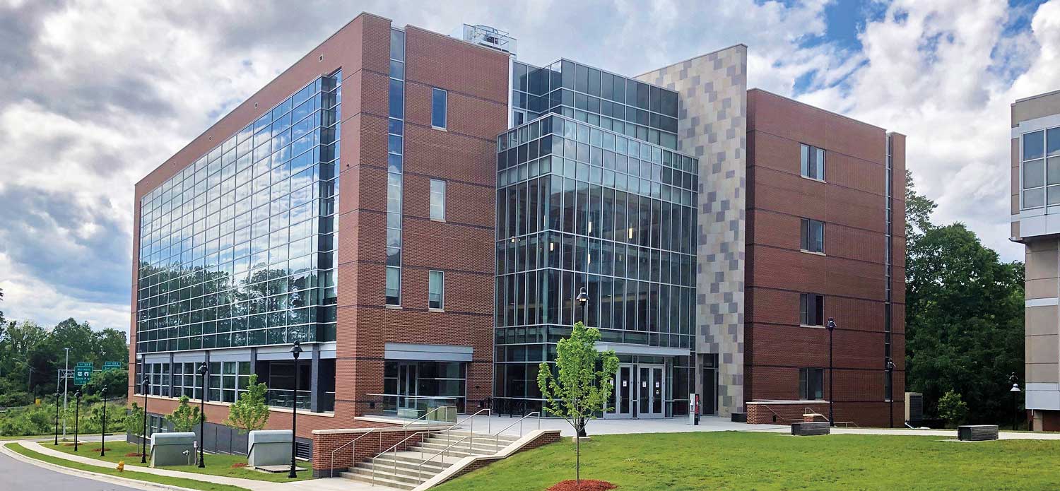 Science, technology, engineering, mathematics, health science, criminal law, and other curricula are all benefitting from multimedia teaching tools made possible by the extensive AV infrastructure that is part of Winston-Salem State University’s New Science Building, opened to students Spring 2021.
