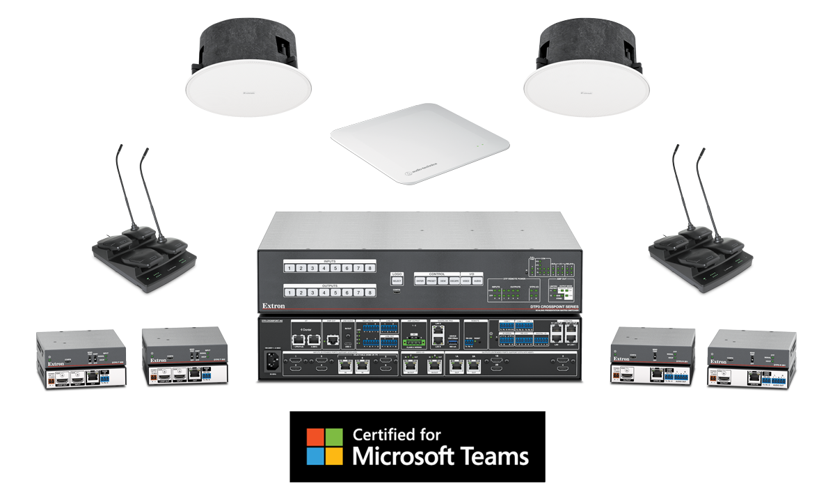 Audio-Technica and Extron Audio Equipment