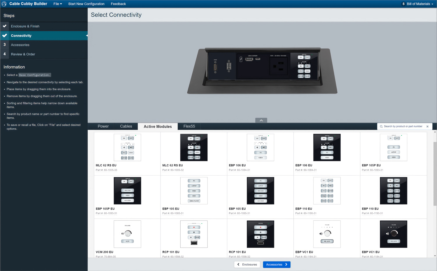 Cable Cubby Builder Screenshot