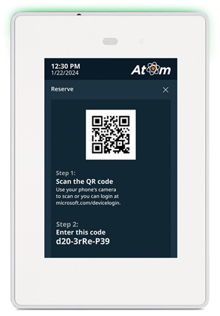 Touchpanel GUI - Reserve using QR Code