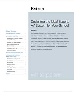 Designing the Ideal Esports AV System for Your School