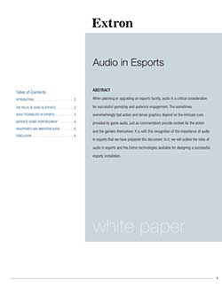 Audio im eSport