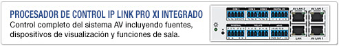 Procesador de control IP Link Pro xi integrado