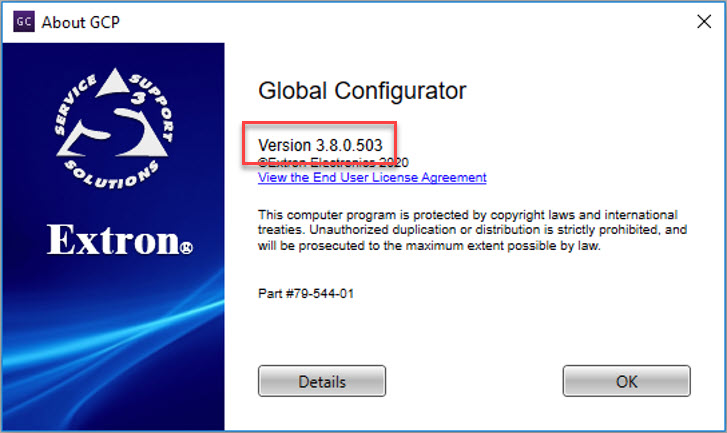 Global Configurator Version example