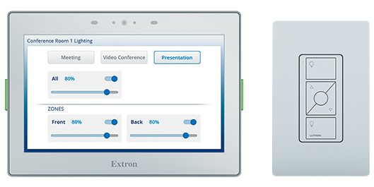 lutron touch panel