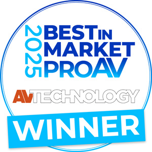 Pro AV AV Technology Best in Market 2025 Winner