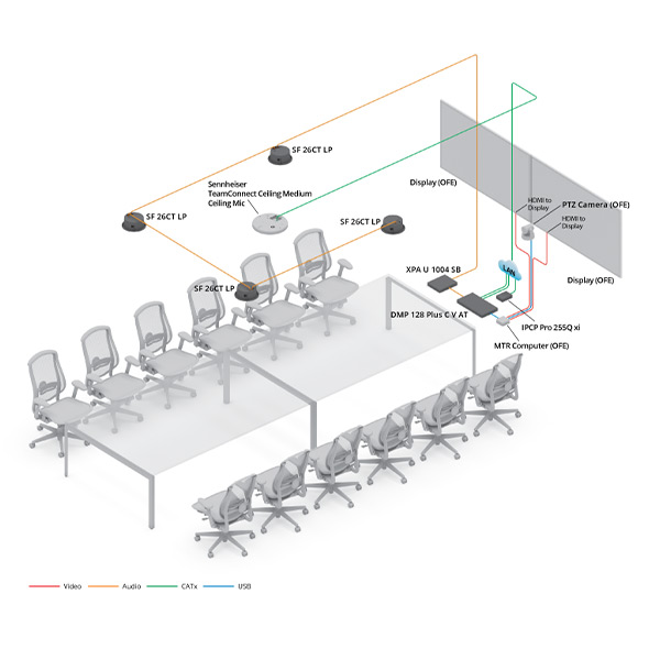 Large Conference Room Diagram