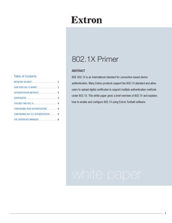 802.1x Primer White Paper
