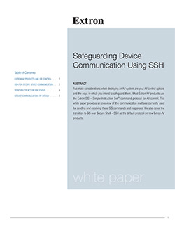 Safeguarding Device Communication Using SSH