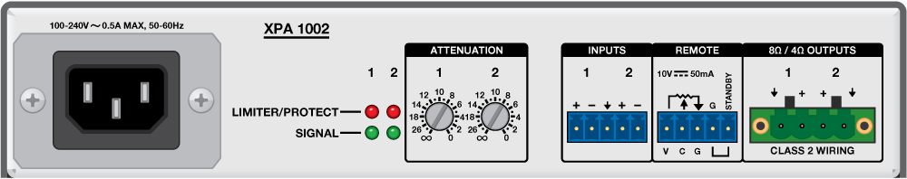 XPA 1002 - rear callouts