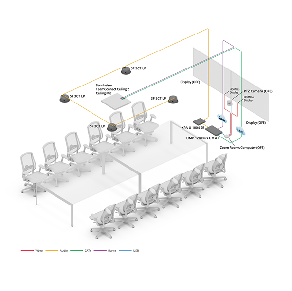 Large Conference Room Diagram