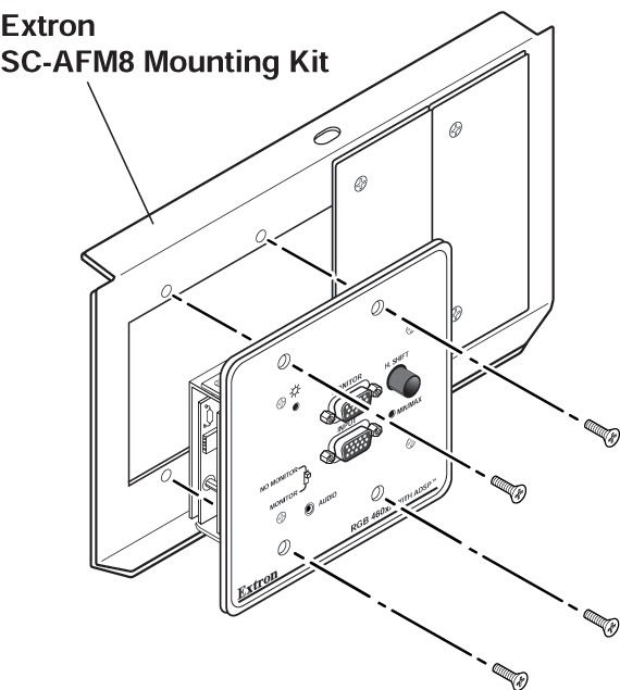 SC-AFM 8 Mounting Kit System Diagram