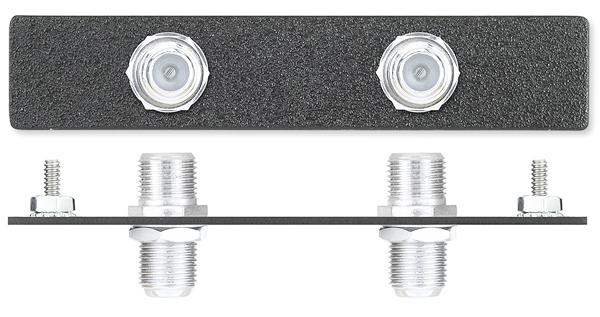 Two F Connector Female to Female Barrels