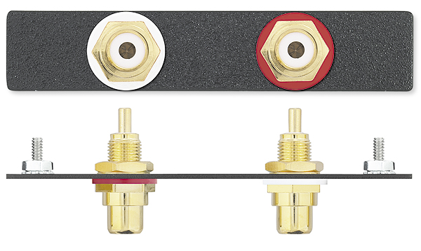 Two RCA Female to Solder Cups - Architectural Connectivity | Extron