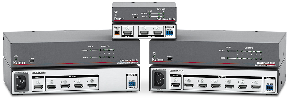 DA HD 4K PLUSシリーズ - Distribution Amplifier | Extron