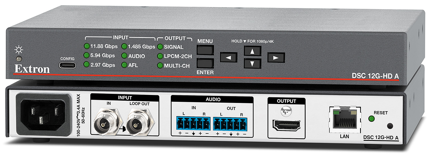 DSC 12G-HD A - Scalers & Signal Processors | Extron