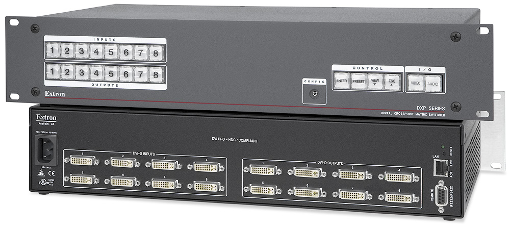 Extron SMX 200 Multi-Plane Modular Matrix Switcher w/SMX 88 DVI Pro 8X8 DVI Cust 