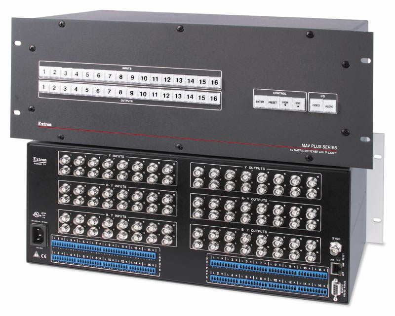 MATRIX SWITCHER PEC-AVS-01 本体 MAV Plus 1616 HD - Matrix Switchers | Extron