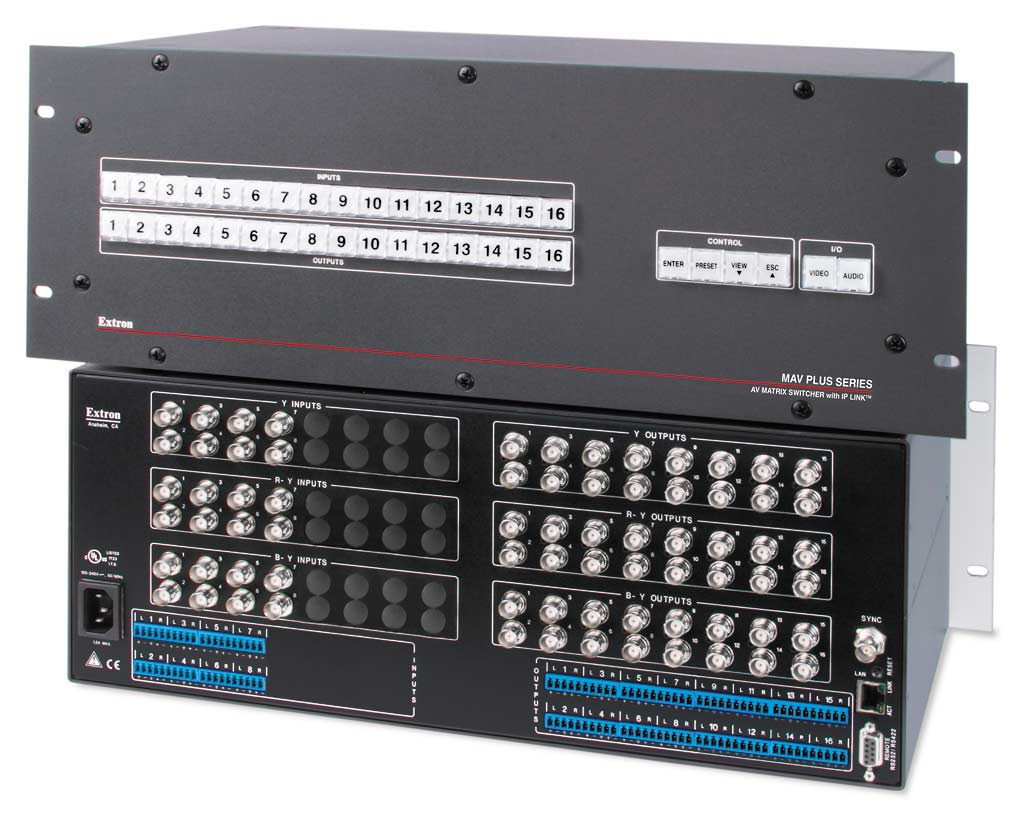 MAV Plus 816 HD - Matrix Switchers | Extron