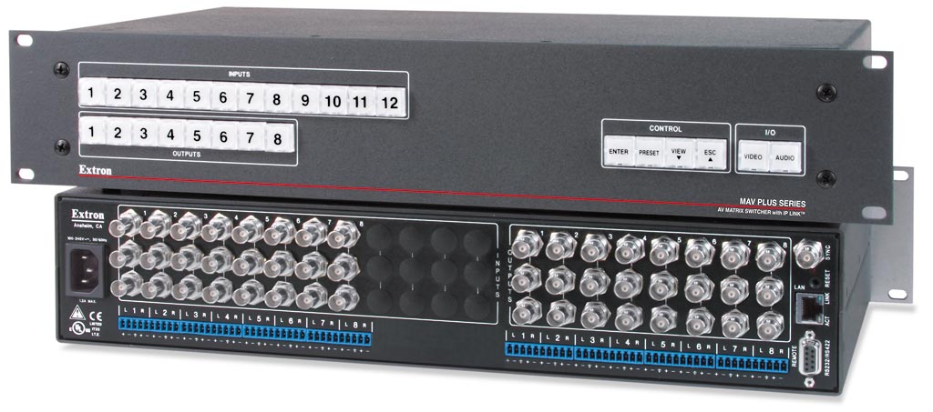 MAV Plus 88 HD - Matrix Switchers | Extron
