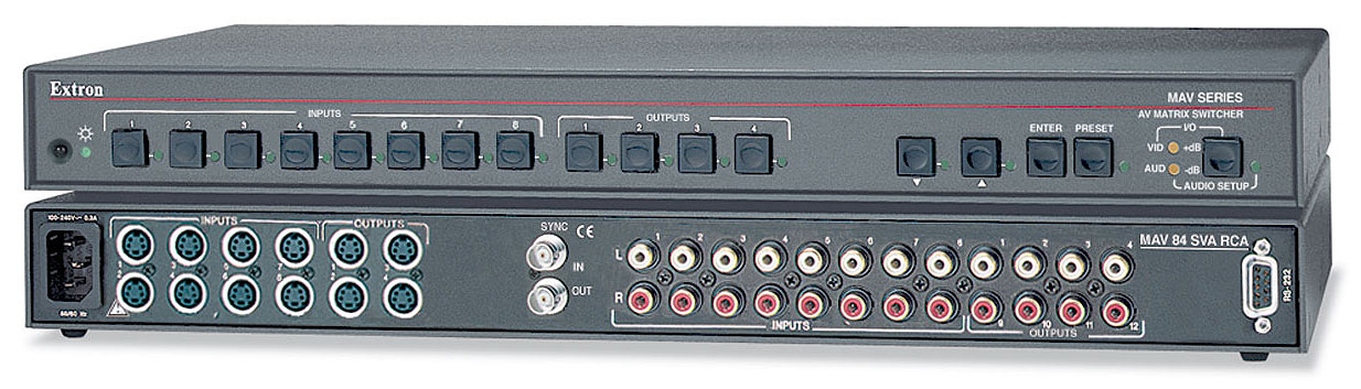 Extron MAV Plus Series A/V Matrix Switcher 88 AV 