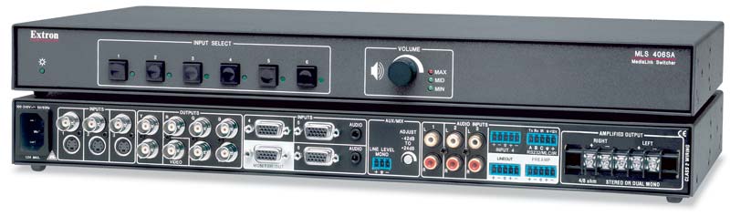 Extron MLS 406SA MediaLink Switcher 6 Inputs Switcher 