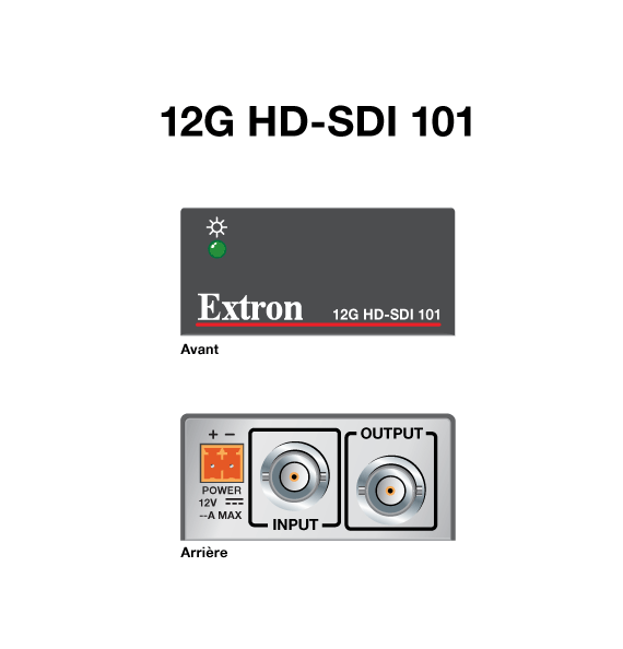 12G HD-SDI 101 Panel Drawing