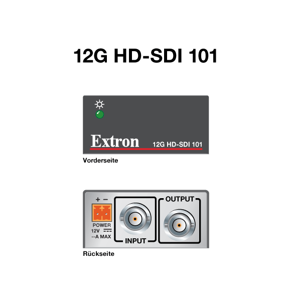 12G HD-SDI 101 Panel Drawing